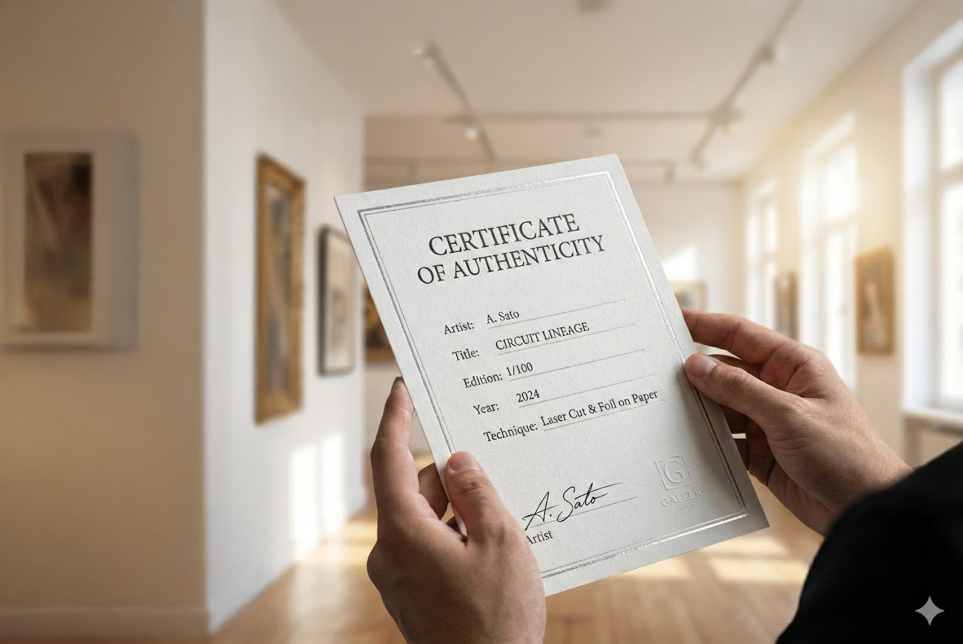 Certificate of Authenticity